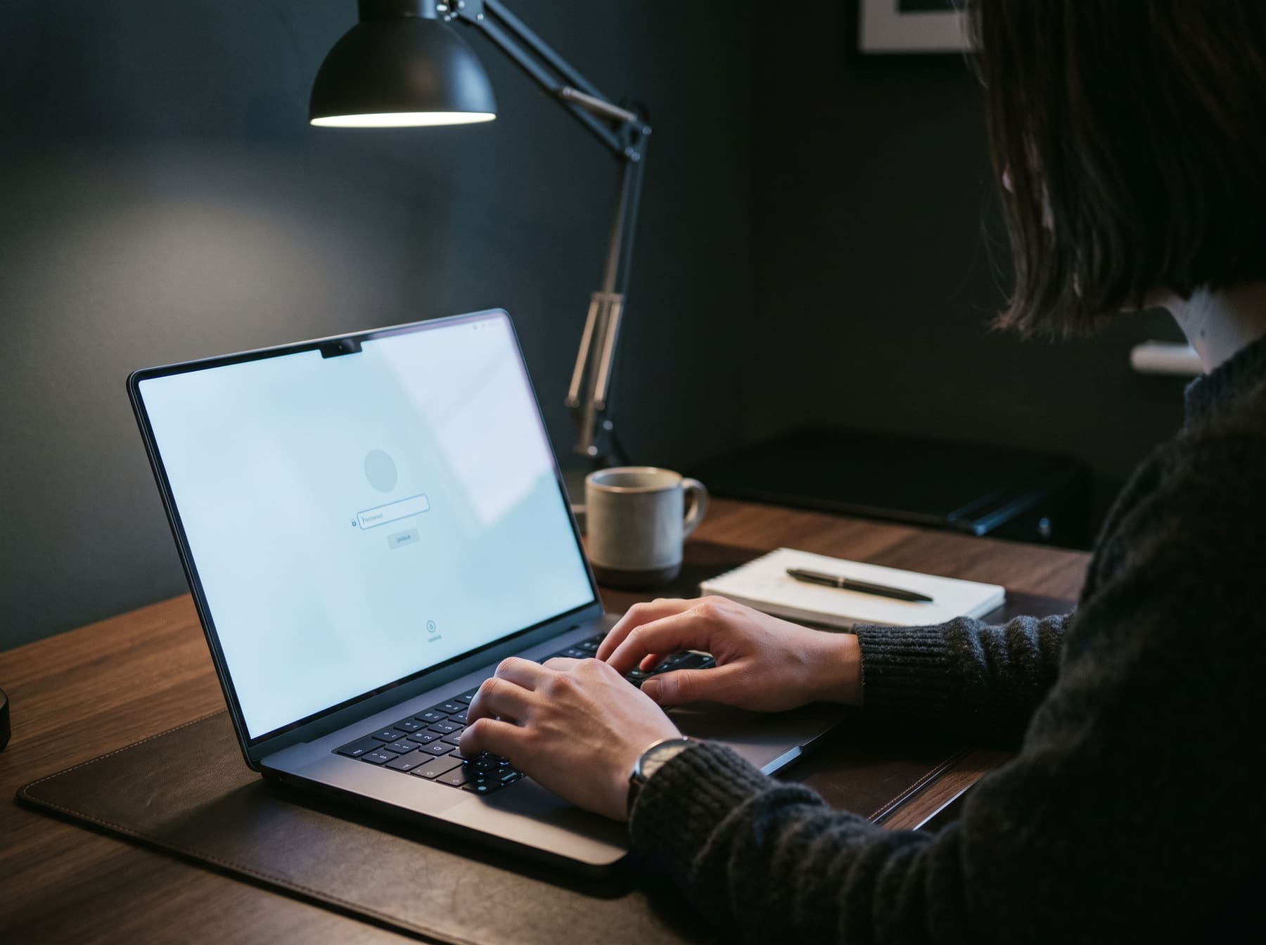 Autenticación de acceso en un espacio de trabajo privado y controlado.